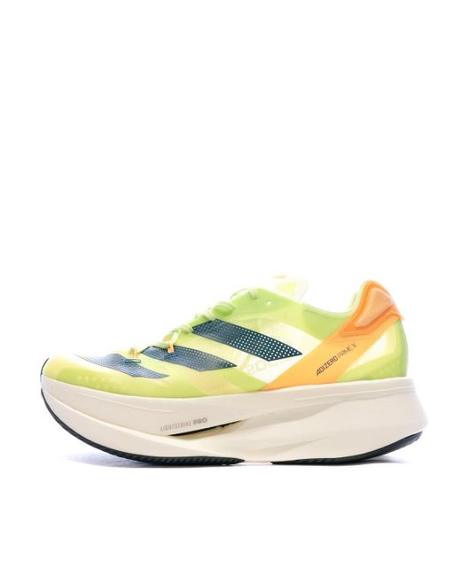 Adizero Prime X Chaussures de Running Vert Mixte Vert 40fr Adidas pour homme en coloris Yellow
