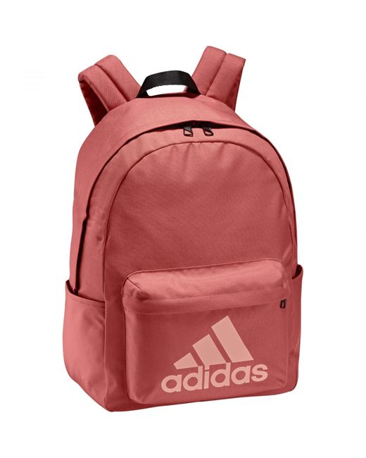 Adidas Red 's Classic Badge Of Sport Backpack Bag