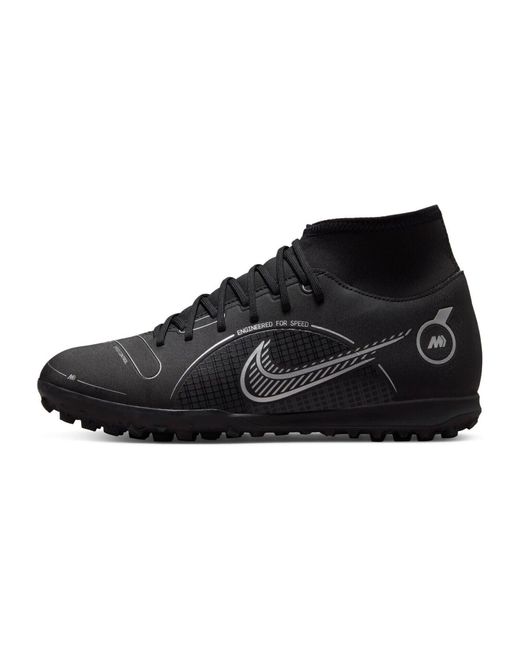 Nike Black Mercurial Superfly 8 Club Tf Shoes Dj2909 for men