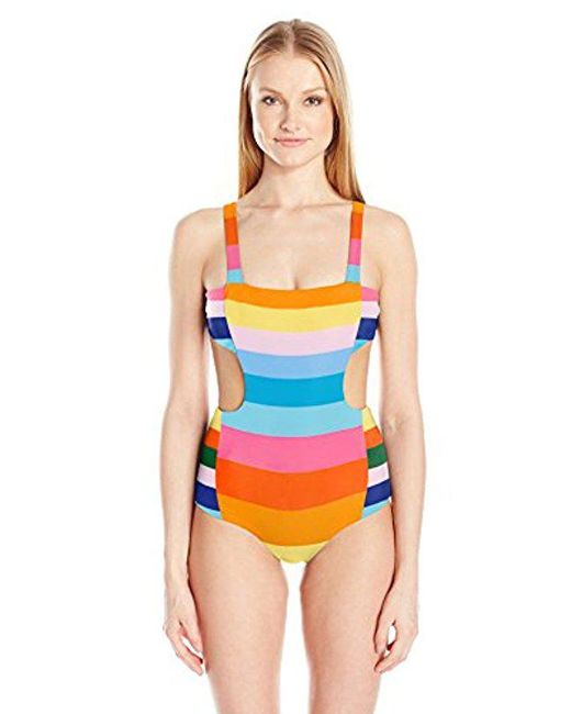 mara hoffman cutout swimsuit