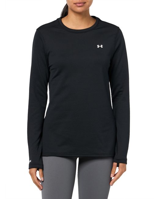 Crew Donna Packed Base 4.0, di Under Armour in Black