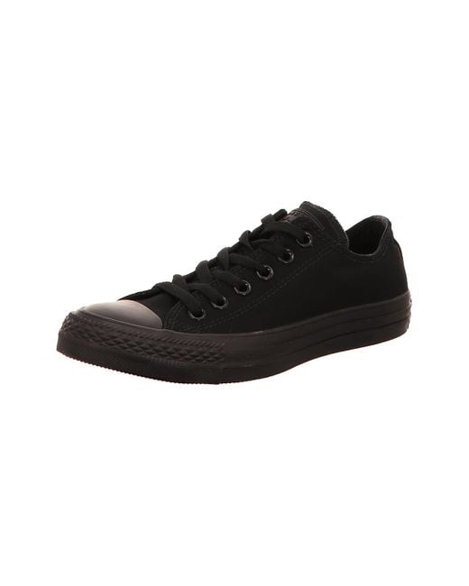 Converse Chuck Taylor All Star Canvas Low Top Sneaker,black,7.5 Us /9.5 Us