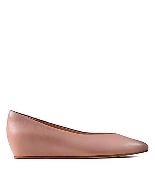 Clarks Natural Sense Lula Leather Shoes In