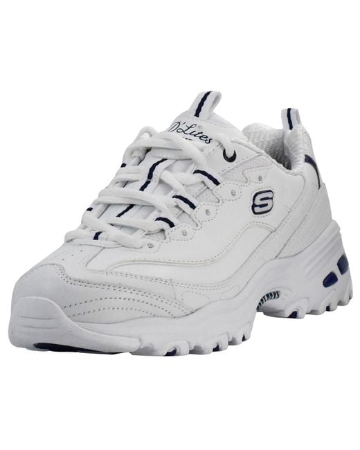 Skechers D'lites Fresh Start Memory Foam Lace-up Sneaker Fashion