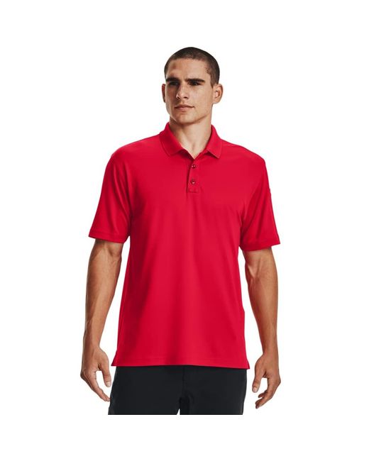 Under Armour Red Tactical Performance Polo 2.0 for men