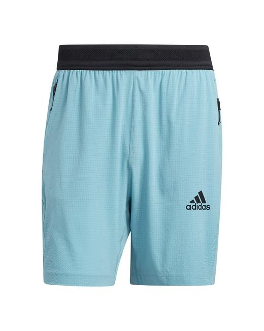 Adidas Blue Heat Rdy Warrior Woven Shorts for men