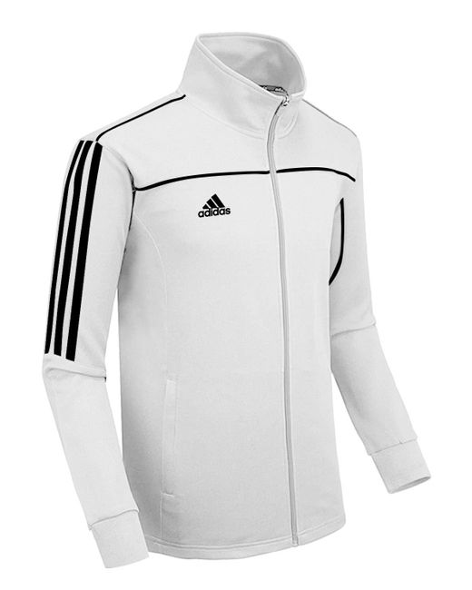 Adidas Gray Knitted 3-stripe Tricot Martial Arts Team Jacket