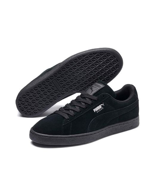 puma suede classic dark shadow