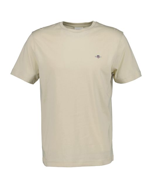 Gant Natural Reg Shield Ss T-shirt for men
