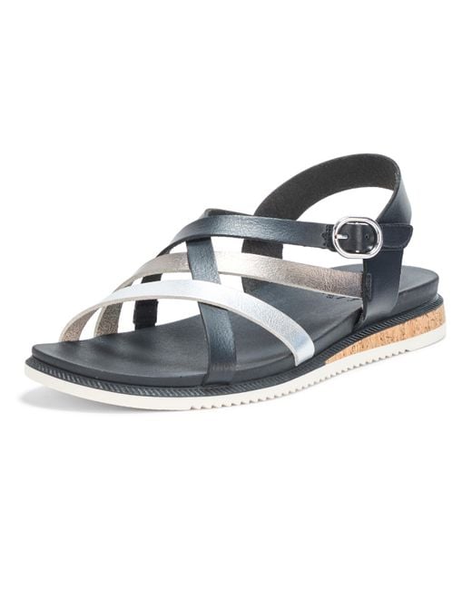 Skechers Blue Desert Kiss Low-peak Rank Sandal