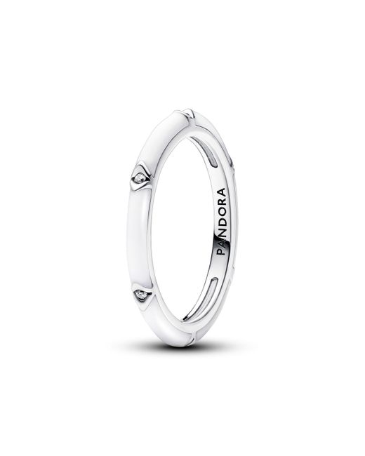 Pandora White Me 193089c01-56 Zirconia Ring