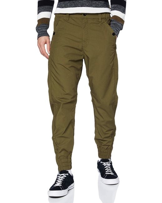 G-Star RAW S 3D Relaxed Cuffed Sweatpants in Green für Herren