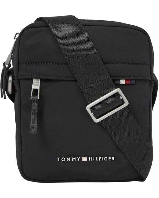 Tommy Hilfiger TH Signature Mini AM0AM12217 Reporter-Tasche in Black für Herren