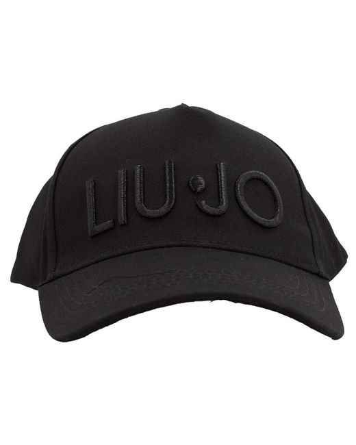LIU-JO BASEBALL CON LOGO Nero di Liu Jo in Black