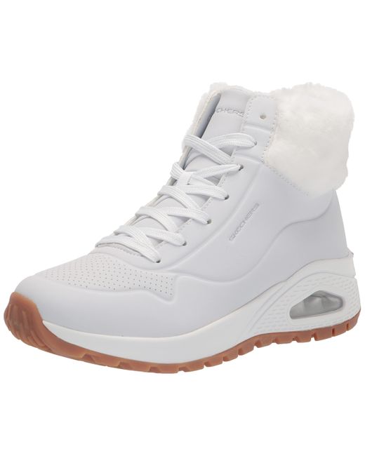 Skechers Modern Comfort Sneaker Fashion Boot in White | Lyst