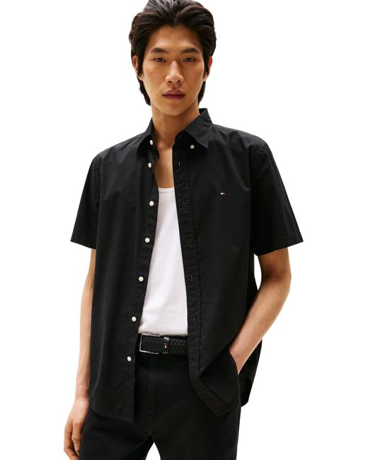 Tommy Hilfiger Weste mit Mock-Kragen in Black für Herren