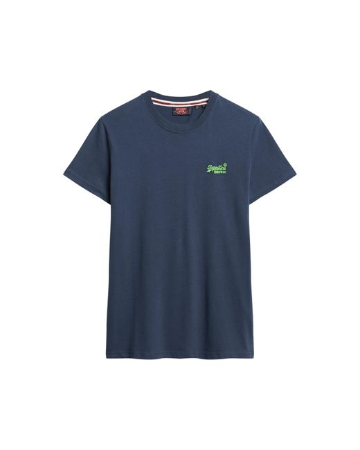 T-Shirt Vintage avec Logo EMB pour Superdry pour homme en coloris Blue