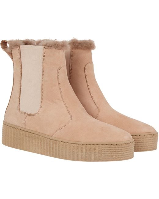 Botines Calientes Esenciales Chelsea de Tommy Hilfiger de color