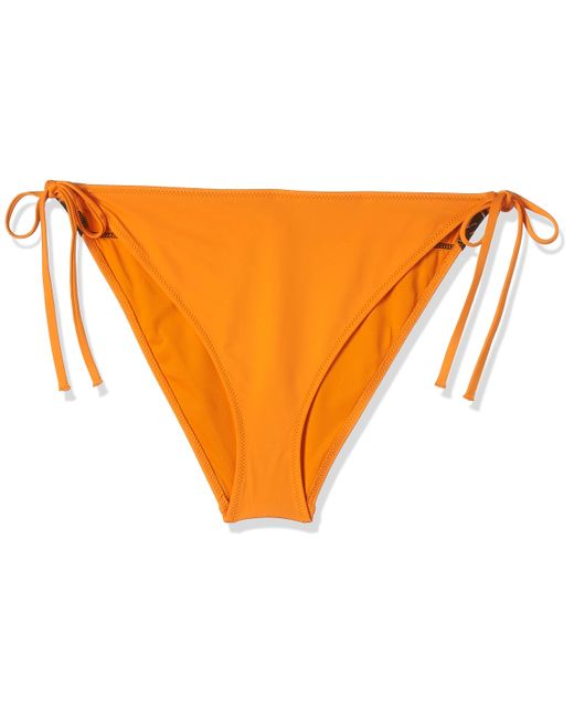 Costumi da bagno bikini da donna con lacci laterali di Calvin Klein in Orange