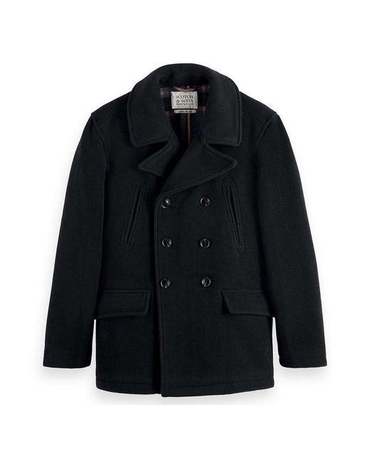 Scotch & Soda Black Cotch & Oda 174398 Jacket Back An for men