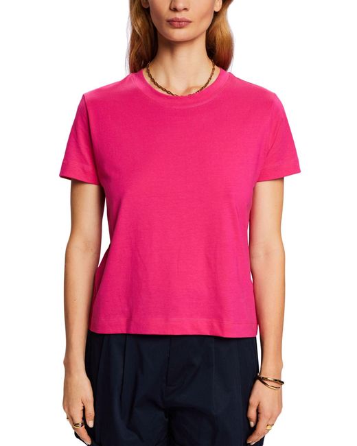 993ee1k308 Camiseta Esprit de color Pink