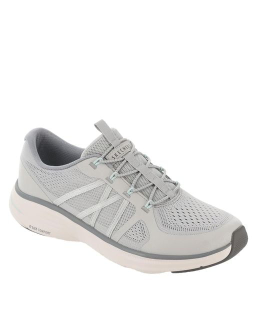Skechers Gray D'lux Comfort 2.0 Victory Sneaker