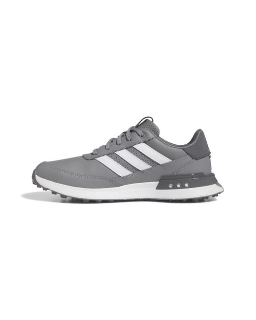 Adidas Gray Golf S2g Spikeless Laced Leather 24 Golf Shoes for men