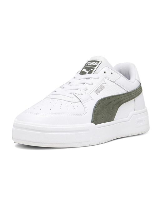 PUMA Mens Ca Pro Suede Lace Up Sneakers Shoes Casual - White, White, 11 for men