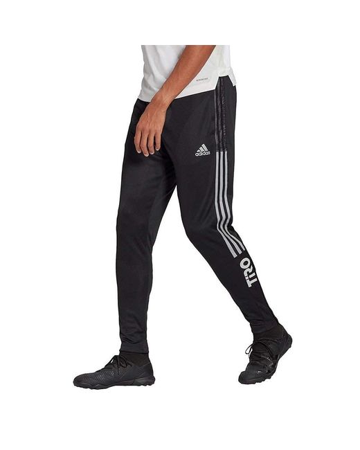 adidas Tiro Tk Pnt Wd Lange Broek in het Zwart voor heren | Lyst NL