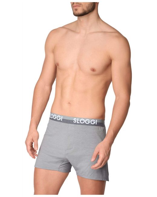 Sloggi Blue The Slim Fit Boxer Shorts, for men