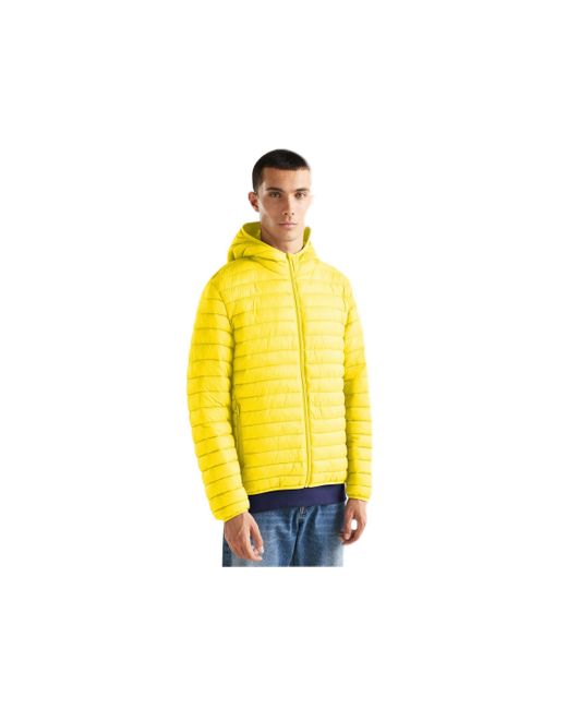 Benetton Giubbotto 2BA2UN02O Anzugjacke in Yellow für Herren