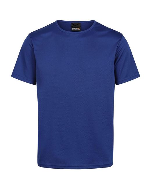 Regatta Blue Professional S Pro Wicking Reflective T Shirt for men