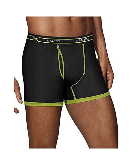 Hanes Multicolor 3-pack X-temp Short Leg Active Cool Boxer Brief for men