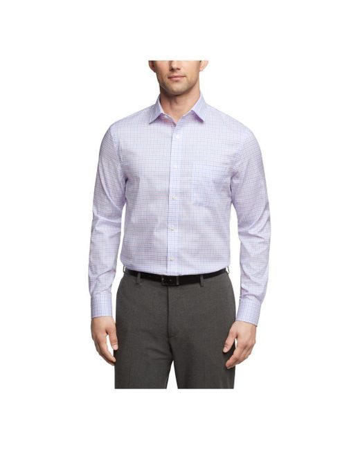Tommy Hilfiger Purple Dress Shirt Regular Fit Oxford for men