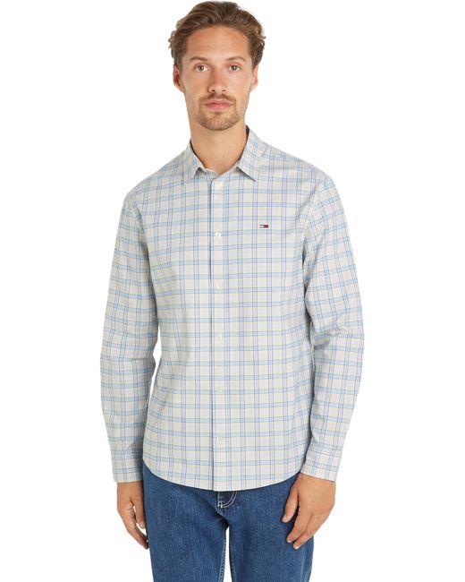 Tjm Reg Oxford Shirt DM0DM18976 Camicie Casual di Tommy Hilfiger in Multicolor da Uomo