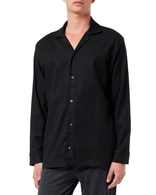 Pulsante L/S Giù Camicia di Calvin Klein in Black da Uomo