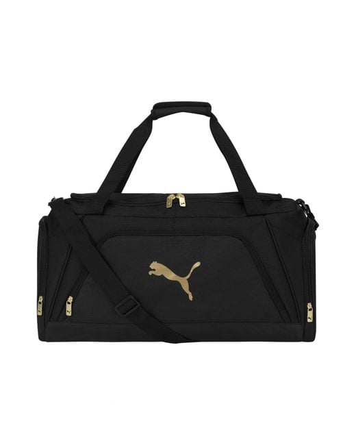 PUMA Black Unisex Adult Evercat Accelerator Duffel Bags for men