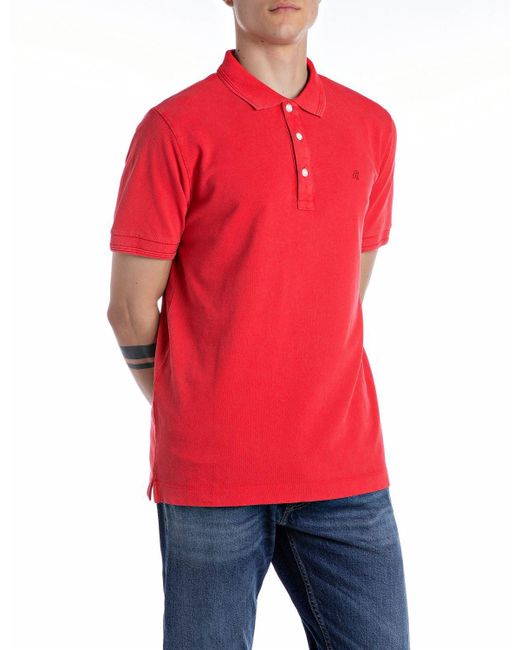 Replay Red M3011 Polo Shirt for men