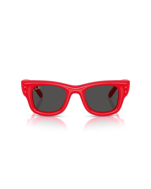 Ray-Ban Black Rb4940 Wayfarer Puffer Collection By A$ap Rocky Square Sunglasses