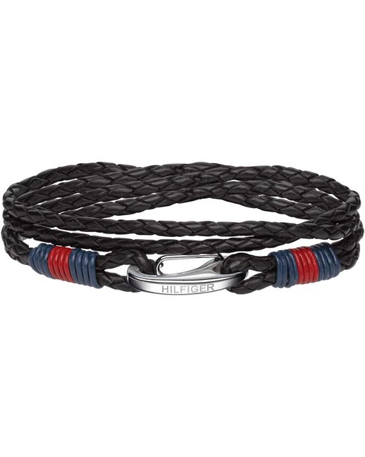 Jewelry Bracelet pour en Cuir Noir - 2700534 Tommy Hilfiger pour homme en coloris Black