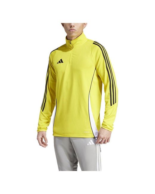 Adidas Tiro24 Half Zip Sweatshirt Training Xl in het Yellow voor heren