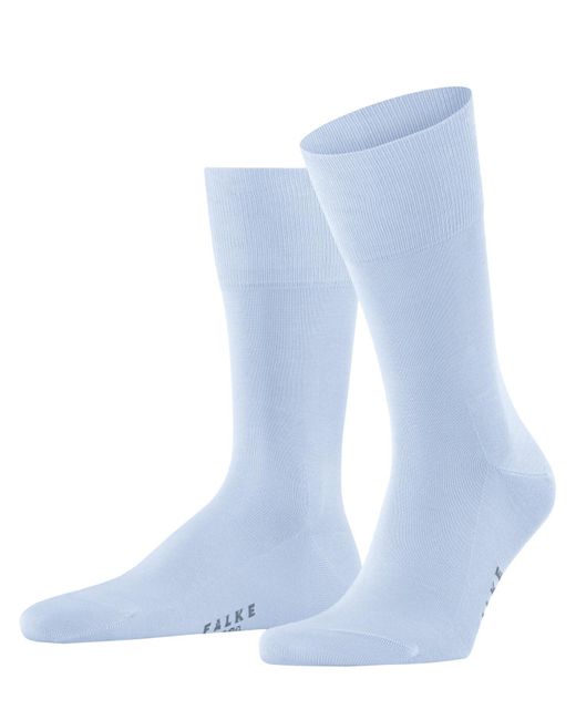Falke Blue Tiago M So Fil D'écosse Cotton Plain 1 Pair Socks for men
