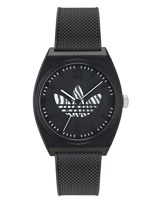 Progetto due AOST23551 orologio da uomo nero di Adidas in Black da Uomo