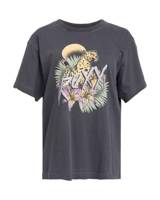 Roxy Gray Short Sleeves T-Shirt for - T-Shirt - Frauen