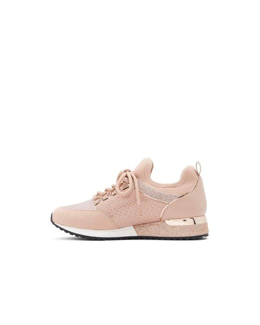 ALDO Womens Courtwood Fashion Lace Up Sneaker in Pink | Lyst
