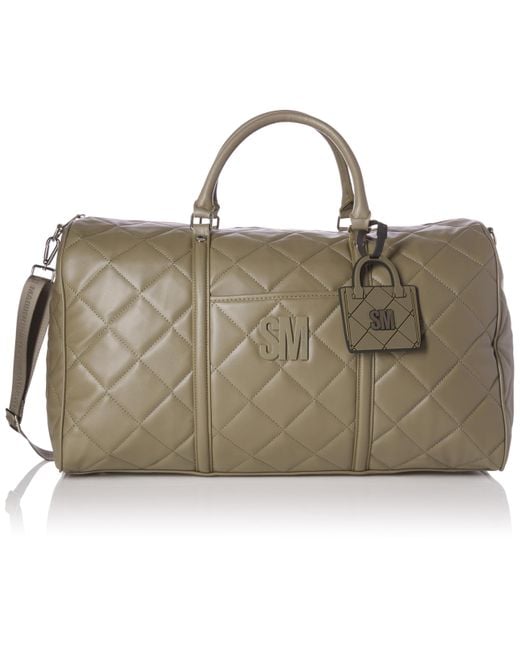 Steve Madden Metallic Speedyp Quilted Weekender