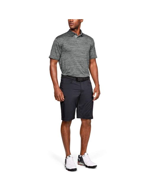 Under Armour Blue Performance 2.0 Golf Polo Shirt for men