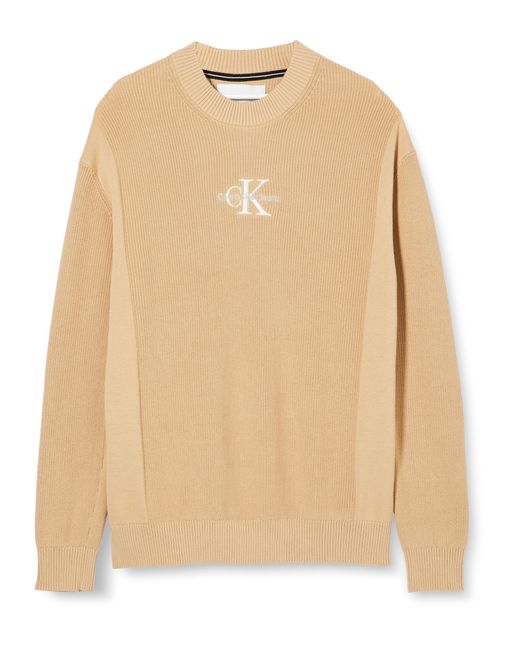 Calvin Klein Natural Monologo Sweater J30j324599 Pullovers for men