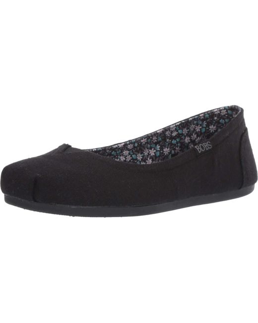 bobs ballet flats black