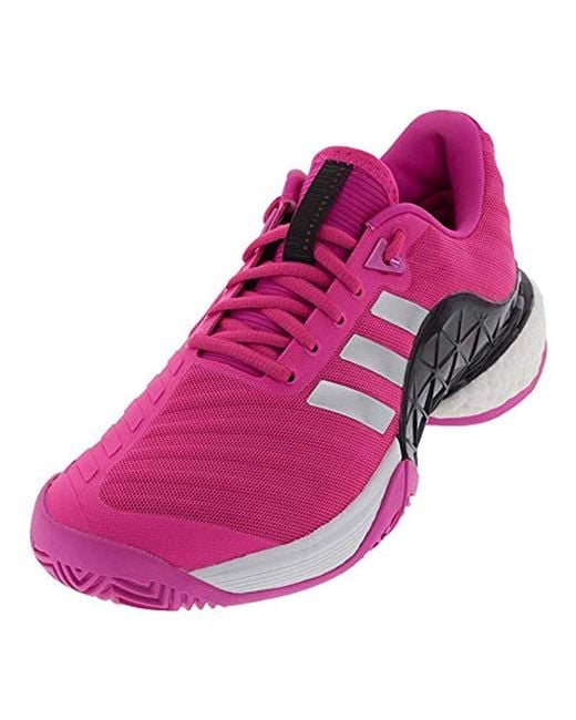 Adidas Pink Barricade 2018 Tennis Shoe for men